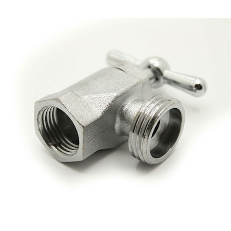 Thrifco Plumbing 247, 1/2 FIP x 3/4 GHT Front Handle Washing Machine Valve 6415151
